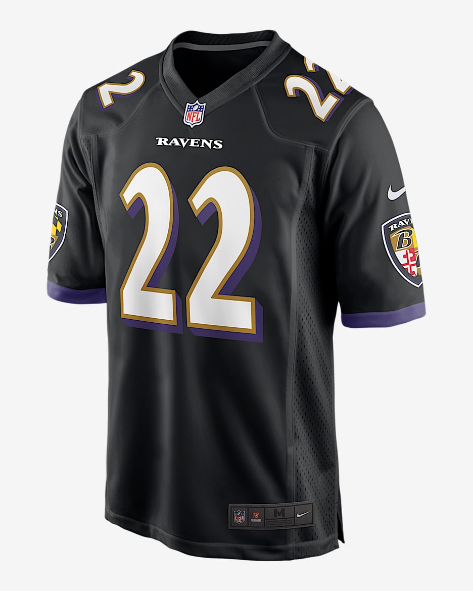 【US限定】NIKE Baltimore Ravens Derrick Henry Home Jersey Derrick Henry Baltimore Ravens Men's Nike NFL Game Jersey